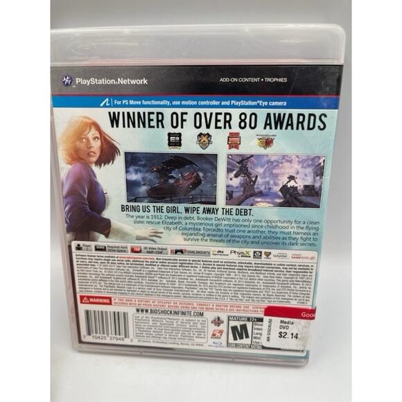 BioShock Infinite (Sony PlayStation 3 PS3, 2013) Authentic & Tested - Picture 2 of 5